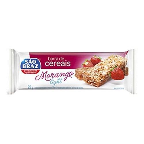 CEREAL BARRA SAO BRAZ LIGHT MORANGO 25G