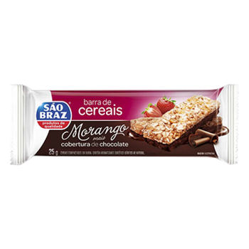 CEREAL BARRA SAO BRAZ MORANGO/CHOCOLATE 25G