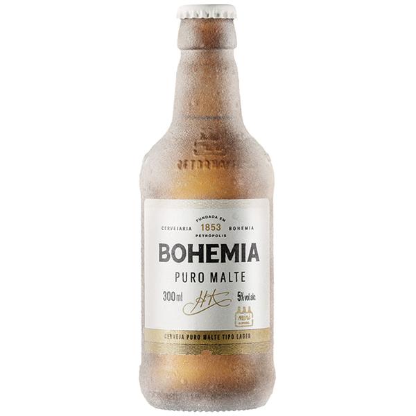 CERVEJA BOHEMIA PURO MALTE 300ML VASILHAME RETORNAVEL