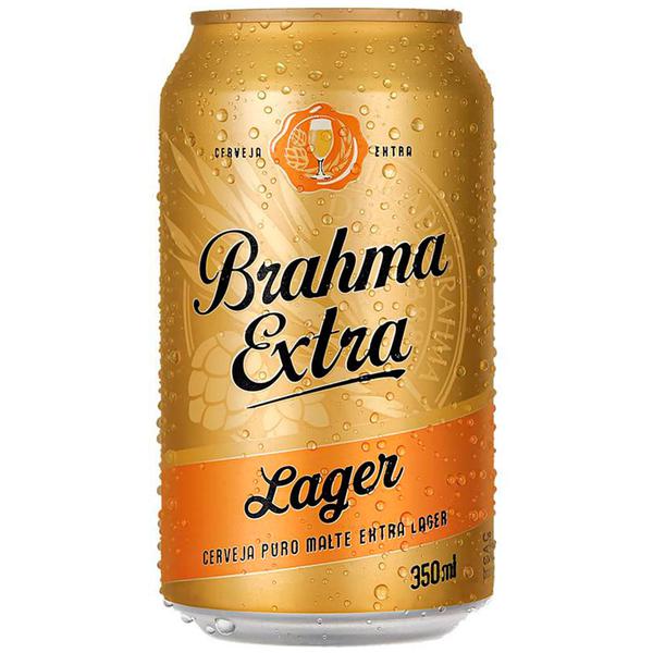 CERVEJA BRAHMA EXTRA LATA 350ML