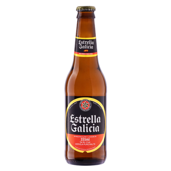 CERVEJA ESTRELLA GALICIA LONG NECK 355ML