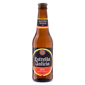 CERVEJA ESTRELLA GALICIA LONG NECK 355ML