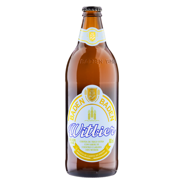 CERVEJA GOURMET PILSEN BADEN WITBIER 600ML
