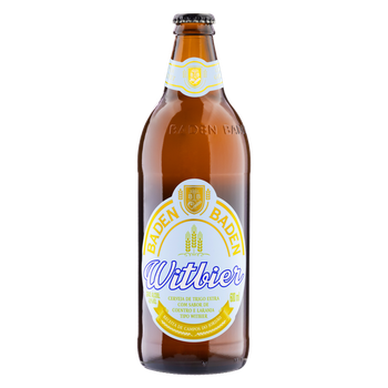 CERVEJA GOURMET PILSEN BADEN WITBIER 600ML
