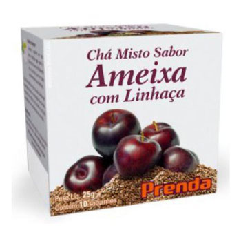 CHA AMEIXA C/ LINHACA C/10SACHET 25G