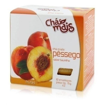 CHA DE PESSEGO CHA MAIS 15G