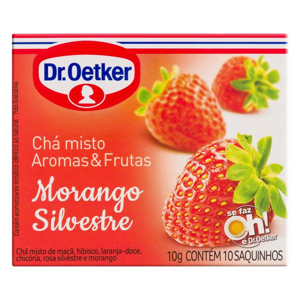 CHA DR.OETKER 10G MORANGO SILVESTRE