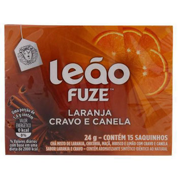 CHA LEAO LARANJA/CRAVO/CANELA 30G