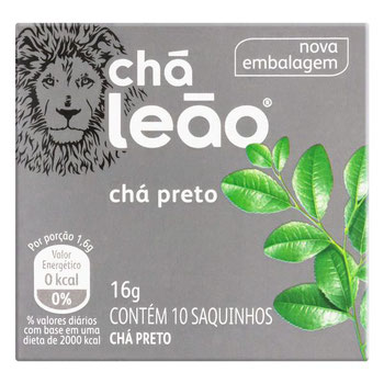 CHA LEAO PRETO 10G