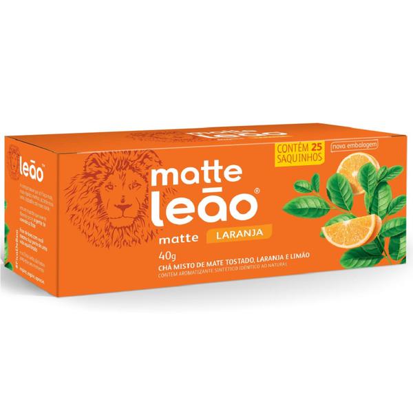 CHA MATE LEAO C/25UN LARANJA