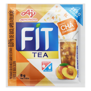 CHA PO FIT ZERO 8G PESSEGO
