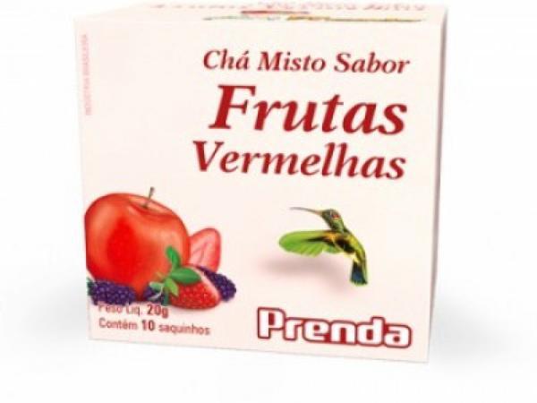 CHA PRENDA C/10UN FRUTAS VERMELHAS