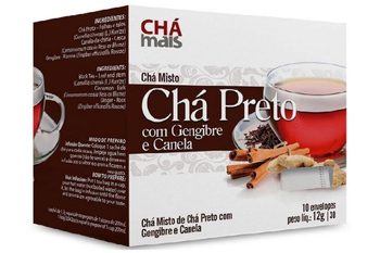 CHA PRETO C/ GENGIBRE E CANELA 12G