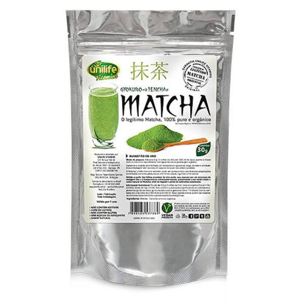 CHA PURA E ORGANICO MATCHA UNILIFE 30G