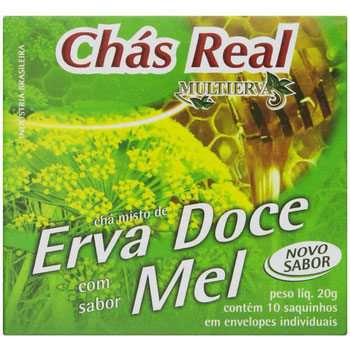 CHA REAL ERVA DOCE/ MEL 20G