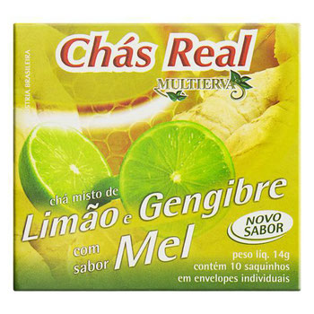 CHA REAL LIMAO/GENGIBRE/MEL 14G