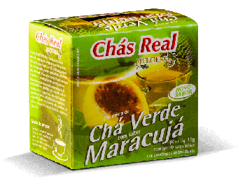 CHA REAL VERDE C/MARACUJA 15G