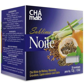 CHA SUBLIME NOITE CHA MAIS 12G