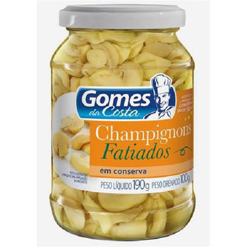 CHAMPIGNOS GOSMES DA COSTA FATIADO 190G