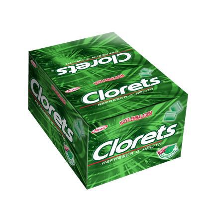 CHICLE CHICLETS HORTELA 2,8G