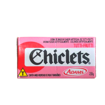 CHICLE CHICLETS TUTTI FRUTTI 2,8G