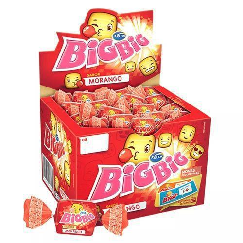 CHICLETE BIG BIG MORANGO UND