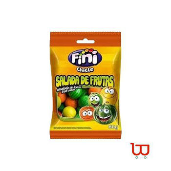 Chicle Acido Salada De Frutas Fini 80gr