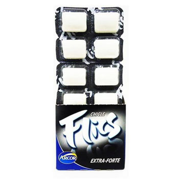 CHICLETE FLICS EXTRA FORTE 17G UND