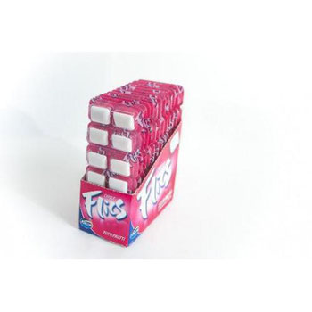 CHICLETE FLICS MORANGO 17G UND