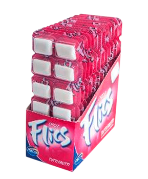 CHICLETE FLICS TUTTI FRUTTI 17G UND