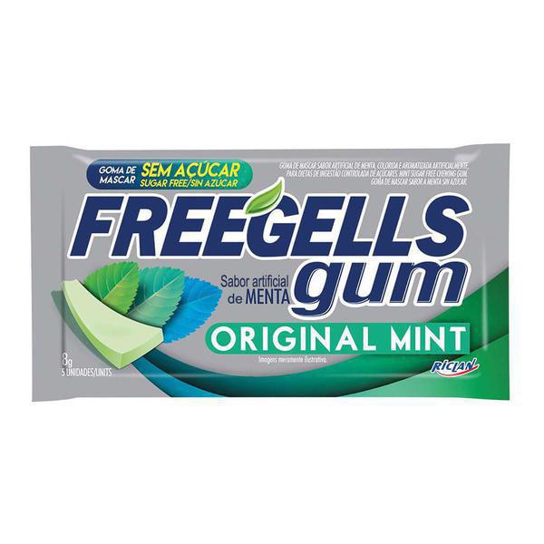 CHICLETE FREEGELLS GUM MENTA 8G