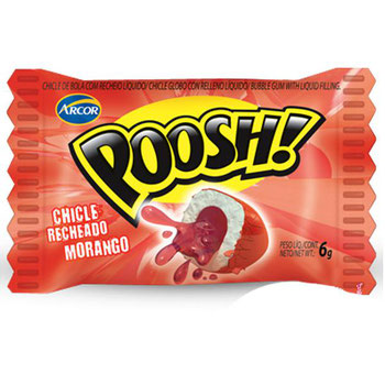 CHICLETE POOSH MORANGO UND