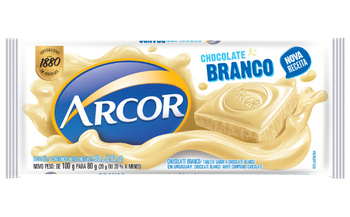CHOC.ARCOR BARRA 80G BRANCO