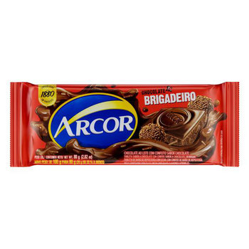 CHOC.ARCOR BARRA 80G BRIGADEIRO