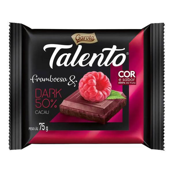 CHOC GAROTO TALENTO FRAMBOESA DARK 90G