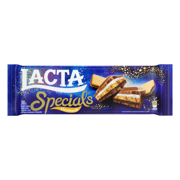 CHOC.LACTA SPECIALS 300G CHOCOBISCU