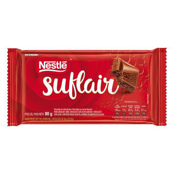 CHOC.NESTLE BARRA 80G SUFLAIR AO LEITE