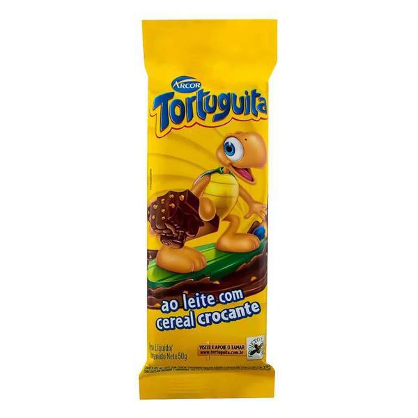 CHOCOLATE AO LEITE TORTUGUITA ARCOR 50G 