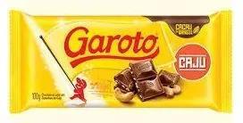 CHOCOLATE BARRA GAROTO CAJU 100G
