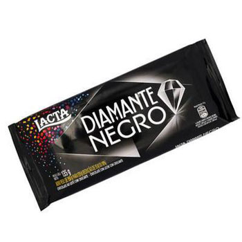 CHOCOLATE BARRA LACTA DIAMANTE NEGRO 135G