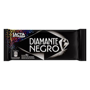 Barra de Chocolate Lacta Diamante Negro 90g