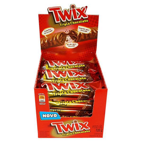 CHOCOLATE BARRA TWIX CHOCOLATE 40G