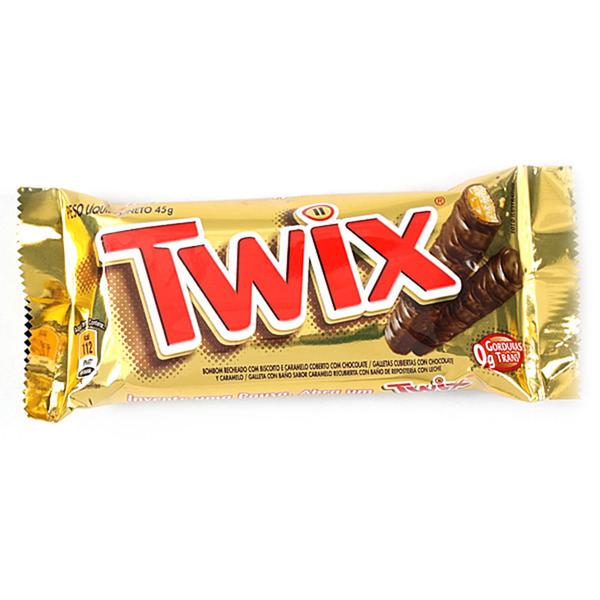 CHOCOLATE BARRA TWIX CHOCOLATE 45G