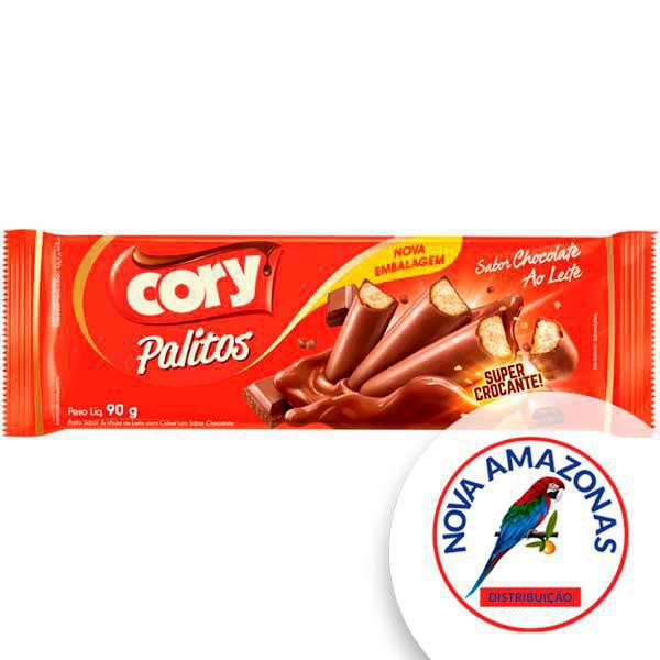 CHOCOLATE CORY PALITOS LEITE 90G