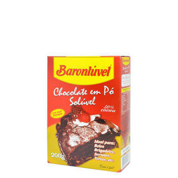 CHOCOLATE EM  PO BARON   200G