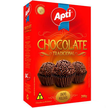 CHOCOLATE EM PO SOLUVEL APTI 200G