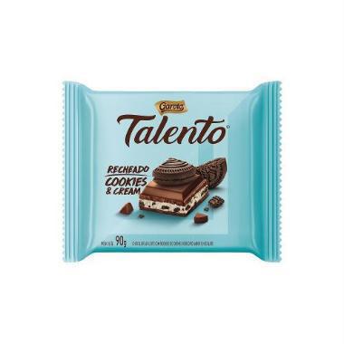 CHOCOLATE GAROTO TALENTO RECH COOKIE 90G