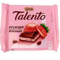 CHOCOLATE GAROTO TALENTO RECH MORANGO 90G