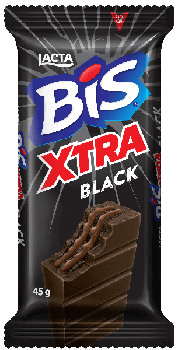 CHOCOLATE LACTA BIS XTRA BLACK 45G