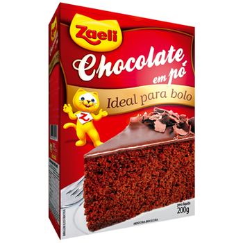 CHOCOLATE PO ZAELI 200G CAIXA